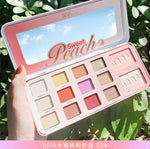 Biya 12 Colour Sweet Peach Eyeshadow - Elysian Vault