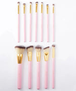 BH Cosmetics Pink Studded Elegance 12 Piece Brush Set (With Stand) Makeup Brushes My Store 