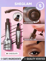 Sheglam Brow fection Angled Brush and Dip Liquid Eyebrow Gel Pen - Elysian Vault