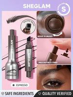 Sheglam Brow fection Angled Brush and Dip Liquid Eyebrow Gel Pen - Elysian Vault