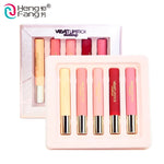 Heng Fang Pack of 5 Lipstick Soft Valvet Matte Colors - Elysian Vault