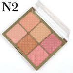 Miss Rose 6 Color Square Face Palette All In One - Elysian Vault