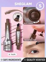 Sheglam Brow fection Angled Brush and Dip Liquid Eyebrow Gel Pen - Elysian Vault