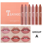 TEAYASON 6 Pcs Lip Crayon-Set A - Elysian Vault