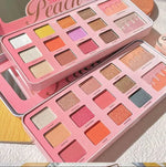 Biya 12 Colour Sweet Peach Eyeshadow - Elysian Vault