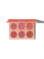 Sheglam Floral Flush Blush Palette 6-Color Pressed Powder - Elysian Vault